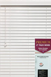 Faux Wood Blinds - Faux Wood Window Blinds - Discount Faux Wood Blinds - 2 Inch - Custom - Stock