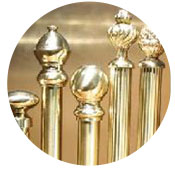 Buy Real Brass Curtain Rods