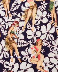 Hawaiian Fabric - Tropical Fabric - Hawaiian Print Fabric