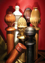 Wood Curtain Rods - Wooden Curtain Rods - Wood Poles - Wood Finials