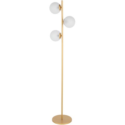 Surya Jacoby Floor Lamp Jacoby JBY-002 Gold Shade(Outside): Glass, Body: Metal, Base: Metal Modern Lamps Floor Lamps 