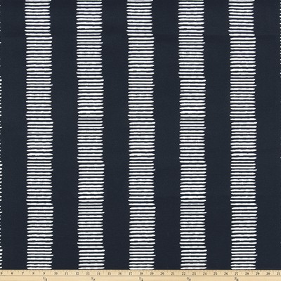 Premier Prints Outdoor Dash Passport Navy in Polyester Blue polyester  Blend Stripes and Plaids Outdoor   Fabric