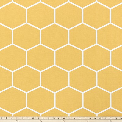 Premier Prints Shapes Brazilian Yellow in 7 COTTON Yellow Multipurpose 7oz  Blend Geometric   Fabric
