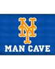 Fan Mats  LLC New York Mets Man Cave Ulti-Mat Rug - 5ft. x 8ft. Blue
