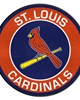 Fan Mats  LLC St. Louis Cardinals Roundel Rug - 27in. Diameter Red