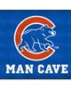 Fan Mats  LLC Chicago Cubs Man Cave Tailgater Rug - 5ft. x 6ft. Blue