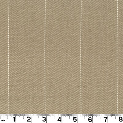 Roth and Tompkins Textiles Copley Stripe Oatmeal Beige COTTON Wide Striped 