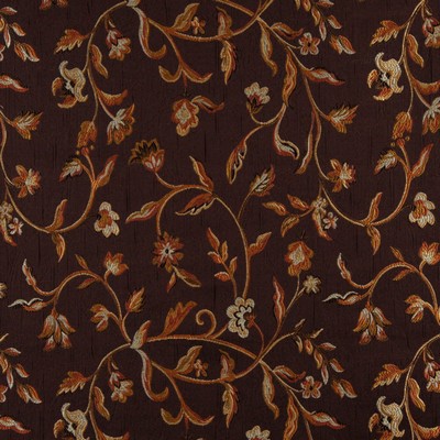 Charlotte Fabrics 10011-02 Drapery Woven  Blend Fire Rated Fabric High Performance CA 117 Vine and Flower 