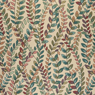Charlotte Fabrics 10027-03 Upholstery Woven  Blend Fire Rated Fabric High Performance CA 117 Scrolling Vines 