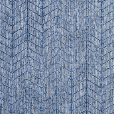 Charlotte Fabrics 10480-09 Blue Drapery Woven  Blend Fire Rated Fabric High Wear Commercial Upholstery CA 117 Zig Zag 