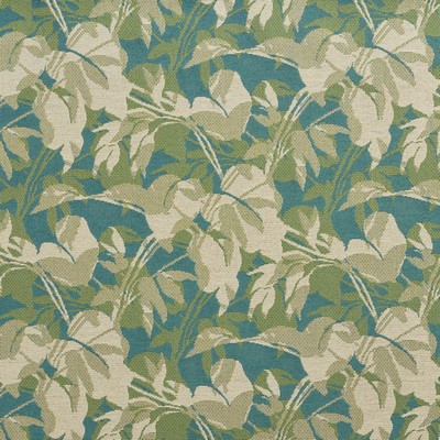 Charlotte Fabrics 10660-02 Upholstery Dyed  Blend Fire Rated Fabric Heavy Duty CA 117 Floral Outdoor Classic Tropical 