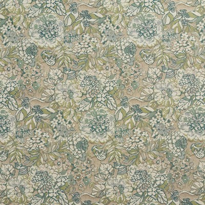 Charlotte Fabrics 10720-01 Upholstery Dyed  Blend Fire Rated Fabric Heavy Duty CA 117 Floral Outdoor 