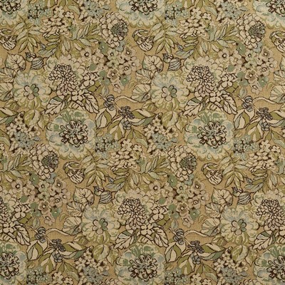 Charlotte Fabrics 10720-02 Upholstery Dyed  Blend Fire Rated Fabric Heavy Duty CA 117 Floral Outdoor 