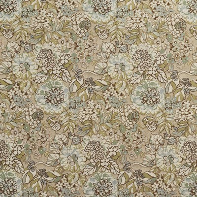 Charlotte Fabrics 10720-03 Upholstery Dyed  Blend Fire Rated Fabric Heavy Duty CA 117 Floral Outdoor 