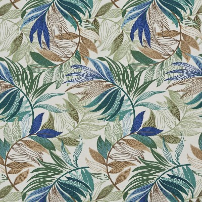 Charlotte Fabrics 1239 Oasis Green Acrylic Fire Rated Fabric Heavy Duty CA 117 Tropical Outdoor Textures and Patterns