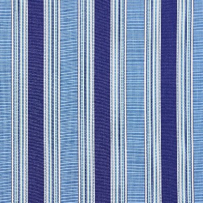Charlotte Fabrics 1292 Ocean Blue Solution  Blend Fire Rated Fabric High Performance CA 117 Stripes and Plaids Outdoor 