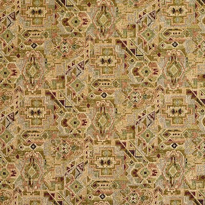 Charlotte Fabrics 1951 Aztec Beige cotton  Blend Fire Rated Fabric Heavy Duty CA 117 Fire Retardant Print and Textured 