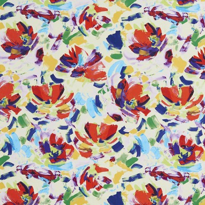Charlotte Fabrics 20440-01 Drapery polyester Fire Rated Fabric Heavy Duty CA 117 Abstract Floral 
