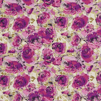Charlotte Fabrics 20480-04 Drapery polyester Fire Rated Fabric Heavy Duty CA 117 Modern Floral 