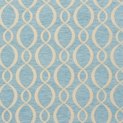 Charlotte Fabrics 20860-04 Blue Upholstery Woven  Blend Fire Rated Fabric Traditional Chenille Geometric Heavy Duty CA 117 