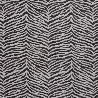 Charlotte Fabrics 20870-05 Black Upholstery Woven  Blend Fire Rated Fabric Animal Print Patterned Chenille Heavy Duty CA 117 