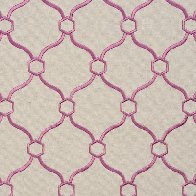 Charlotte Fabrics 20910-03 Pink Multipurpose Rayon  Blend Fire Rated Fabric Crewel and Embroidered Trellis Diamond High Wear Commercial Upholstery CA 117 NFPA 260 Damask Jacquard 