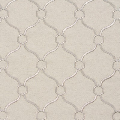 Charlotte Fabrics 20910-06 White Multipurpose Rayon  Blend Fire Rated Fabric Crewel and Embroidered Trellis Diamond High Wear Commercial Upholstery CA 117 NFPA 260 Damask Jacquard 