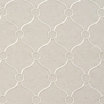 Charlotte Fabrics 20910-11 White Multipurpose Rayon  Blend Fire Rated Fabric Crewel and Embroidered Trellis Diamond High Wear Commercial Upholstery CA 117 NFPA 260 Damask Jacquard 