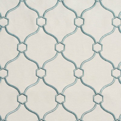 Charlotte Fabrics 20910-14 Blue Multipurpose Rayon  Blend Fire Rated Fabric Crewel and Embroidered Trellis Diamond High Wear Commercial Upholstery CA 117 NFPA 260 Damask Jacquard 