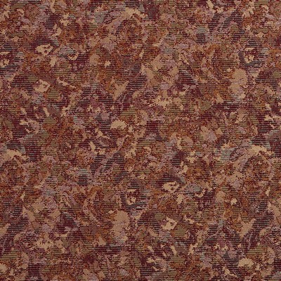 Charlotte Fabrics 2731 Brick Red Upholstery Woven  Blend Fire Rated Fabric High Wear Commercial Upholstery Geometric 