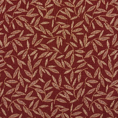 Charlotte Fabrics 3761 Wine Red Woven  Blend Fire Rated Fabric High Performance CA 117 Vine and Flower 