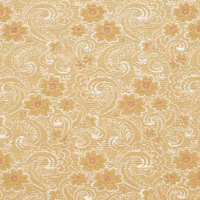 Charlotte Fabrics 4121 Gold Yellow Upholstery Woven  Blend Fire Rated Fabric