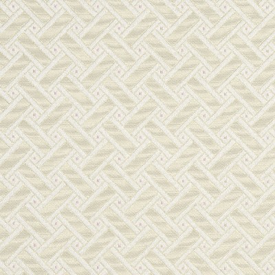 Charlotte Fabrics 4133 Rose Lattice White Upholstery Woven  Blend Fire Rated Fabric