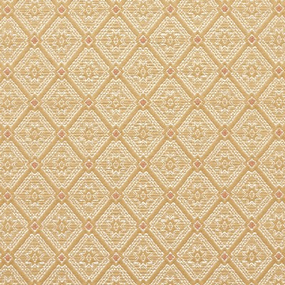 Charlotte Fabrics 4138 Gold Diamond Yellow Upholstery Woven  Blend Fire Rated Fabric