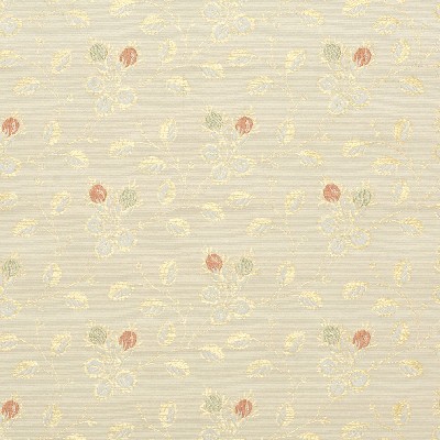 Charlotte Fabrics 4147 Spring Vine White Upholstery Woven  Blend Fire Rated Fabric