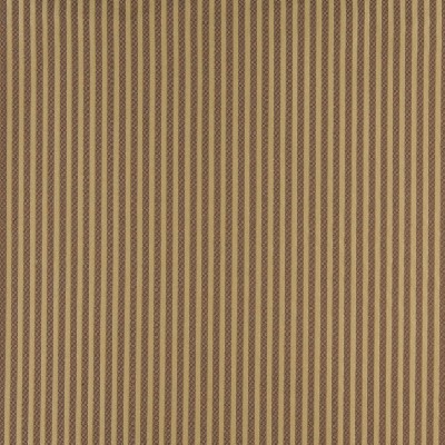 Charlotte Fabrics 4372 Harvest Stripe Brown cotton  Blend Fire Rated Fabric Heavy Duty CA 117 