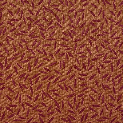 Charlotte Fabrics 5208 Henna Red Upholstery Woven  Blend Fire Rated Fabric