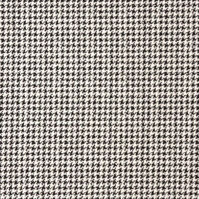 Charlotte Fabrics 5280 Houndstooth/Onyx White Upholstery Olefin  Blend Fire Rated Fabric