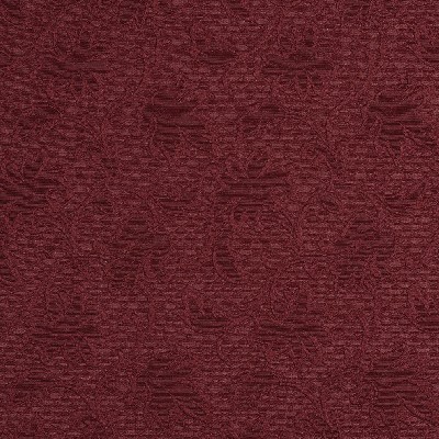 Charlotte Fabrics 5504 Ruby/Trellis Red Upholstery cotton  Blend Fire Rated Fabric