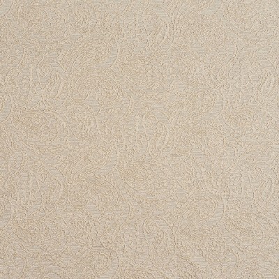 Charlotte Fabrics 5573 Ivory/Paisley Beige Upholstery cotton  Blend Fire Rated Fabric