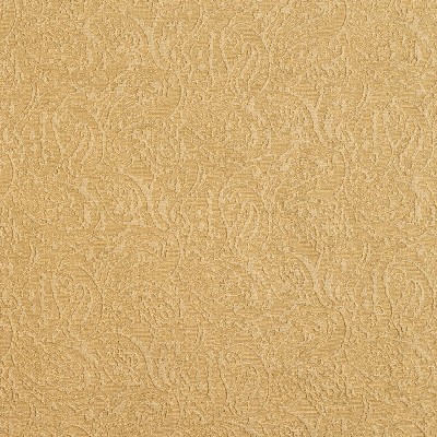 Charlotte Fabrics 5577 Gold/Paisley Yellow Upholstery cotton  Blend Fire Rated Fabric