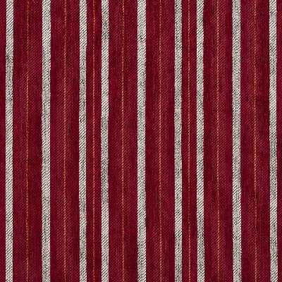 Charlotte Fabrics 5826 Spice Stripe Red Polyester  Blend Fire Rated Fabric High Performance CA 117 