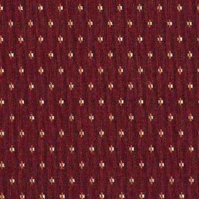 Charlotte Fabrics 5836 Spice Dot Red Polyester  Blend Fire Rated Fabric High Wear Commercial Upholstery CA 117 