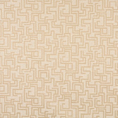 Charlotte Fabrics 6633 Sand/Geometric Beige Upholstery Woven  Blend Fire Rated Fabric