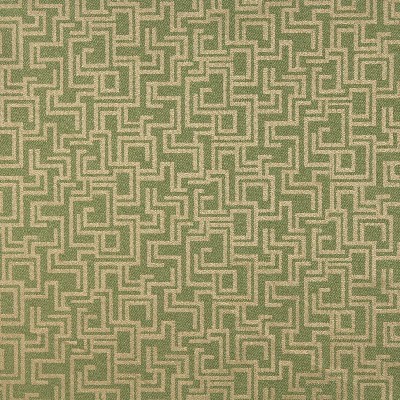 Charlotte Fabrics 6634 Fern/Geometric Green Upholstery Woven  Blend Fire Rated Fabric