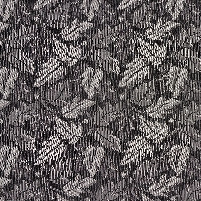 Charlotte Fabrics 6700 Onyx/Leaf Grey Upholstery polyester  Blend Fire Rated Fabric