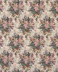 Floral and Geometric Tapestry Fabric