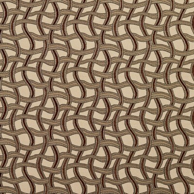 Charlotte Fabrics 8543 Spice/Maze Upholstery Woven  Blend Fire Rated Fabric High Wear Commercial Upholstery CA 117 Geometric 