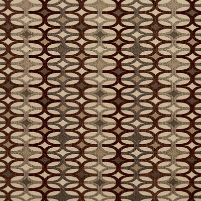 Charlotte Fabrics 8548 Spice/Interlock Upholstery Woven  Blend Fire Rated Fabric High Wear Commercial Upholstery CA 117 Geometric 