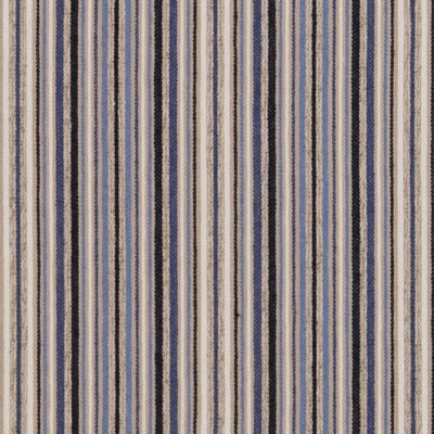 Charlotte Fabrics CB700-393 Blue Upholstery Cotton  Blend Fire Rated Fabric High Performance CA 117 NFPA 260 Striped Woven 